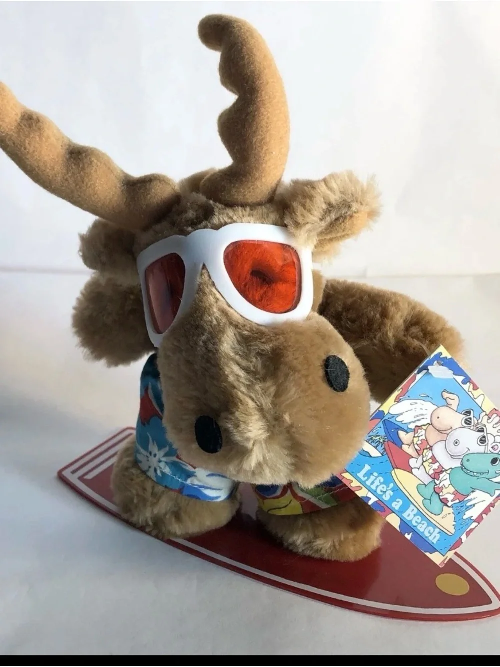 Jerry Elsner Jerry Pets Beach Buddies Reindeer #910 Life’s A Beach Surfing